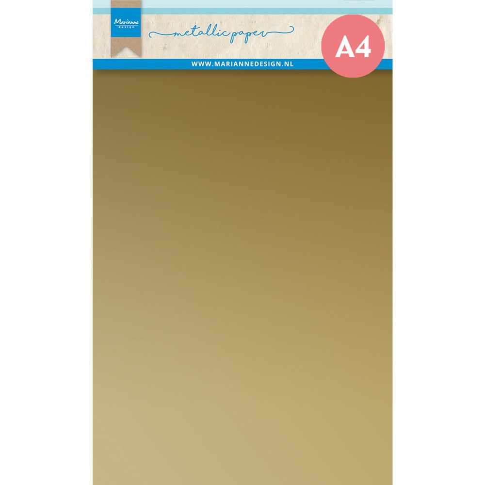 Disegno Marianne • decorazioni carta metallizzata a4 oro