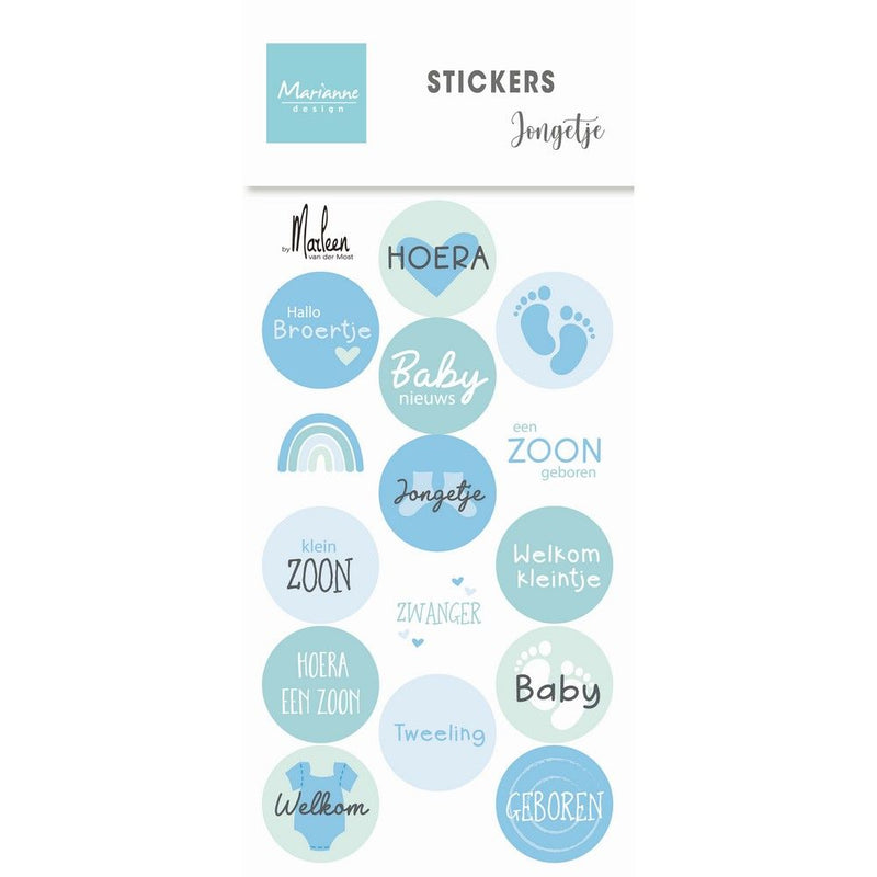 Design Marianne • adesivi ragazzo 15 pezzi