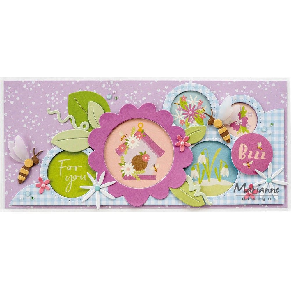 Diseño de Marianne • pegatinas hola primavera de marleen