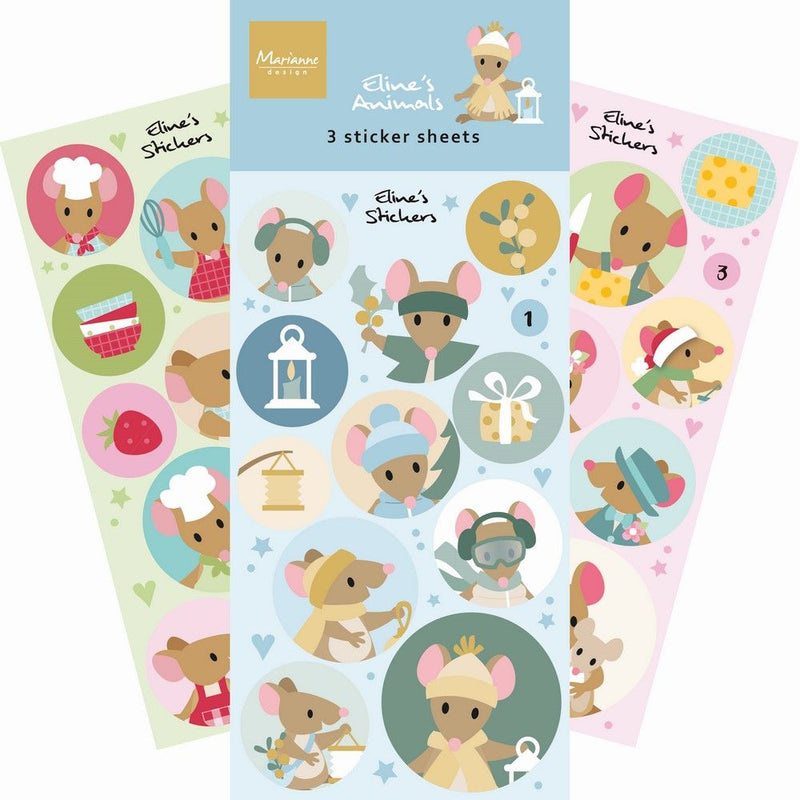 Marianne design • adesivi i topi di eline