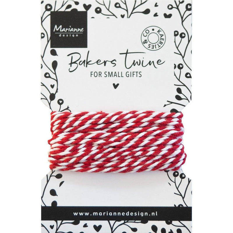 Design Marianne • spago da panettiere rosso bianco