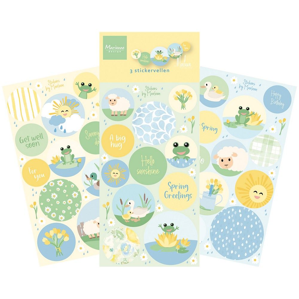 Diseño Marianne • pegatinas prado de ensueño de marleen