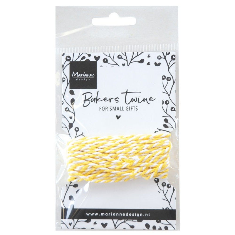 Design Marianne • spago da panettiere giallo bianco
