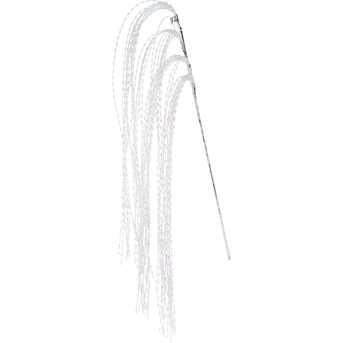 Home Styling rama artificial espiral 120cm iridiscente