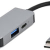 Cableexpert USB-C Adaptador múltiple 3 en 1 Base USB-C de 3 vías - 9530503