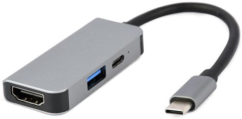 Cableexpert USB-C Adaptador múltiple 3 en 1 Base USB-C de 3 vías - 9530503