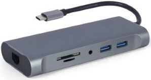 Cableexpert USB-C 7-in-1 multi adapter USB-C dock 7-way - 9530507