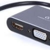 Enzo cablexpert usb-c naar hdmi + vga adapter kabel 15cm - 9530408