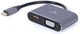 Cavo adattatore Cableexpert da USB-C a HDMI + VGA 15 cm - 9530408