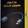 Enzo cablexpert usb-c naar usb otg adapter kabel 15cm - 9530410