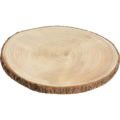 Disco de árbol con corteza, 30x2cm