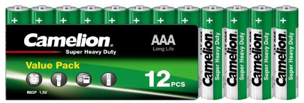 Camelion AAA Zink-Carbon Batterie per 12