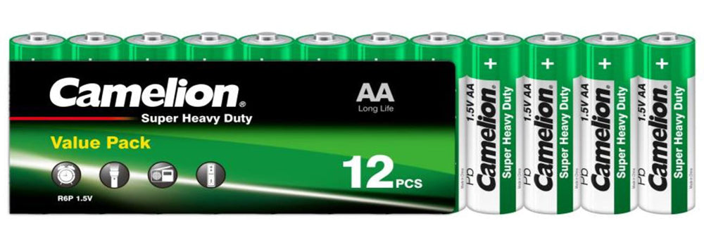 Camelion AA Zink-Carbon Batterie per 12