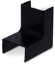 Canalit system25 codo interior con pieza inferior 25x13mm negro - 4745710