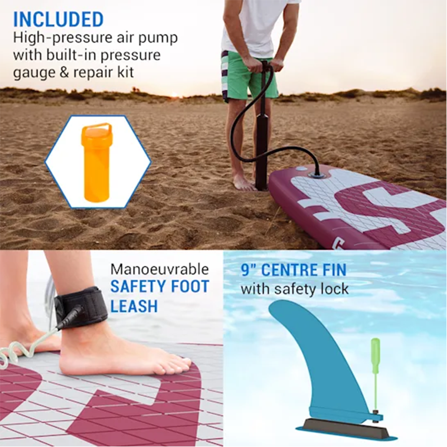 Ty capital sports sup board lanikai cruiser 10'8 rus red
