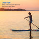 Abi capital sports sup board lanikai cruiser 9'8 blue stripes