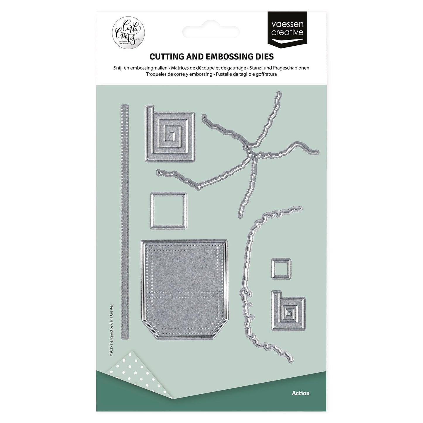 Vaessen creative • fustelle per taglio e goffratura azione 8 pz.