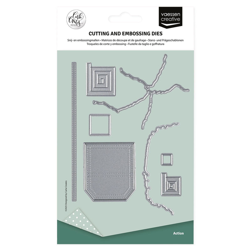 Vaessen creative • fustelle per taglio e goffratura azione 8 pz.