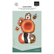 Vaessen creative • sellos transparentes conejillos de indias 2 6 uds. - afbeelding 1