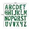 Vaessen creative • stencil alfabet hoofdletters 15x15cm