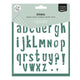 Vaessen creative • stencil alfabet kleine letters 15x15cm
