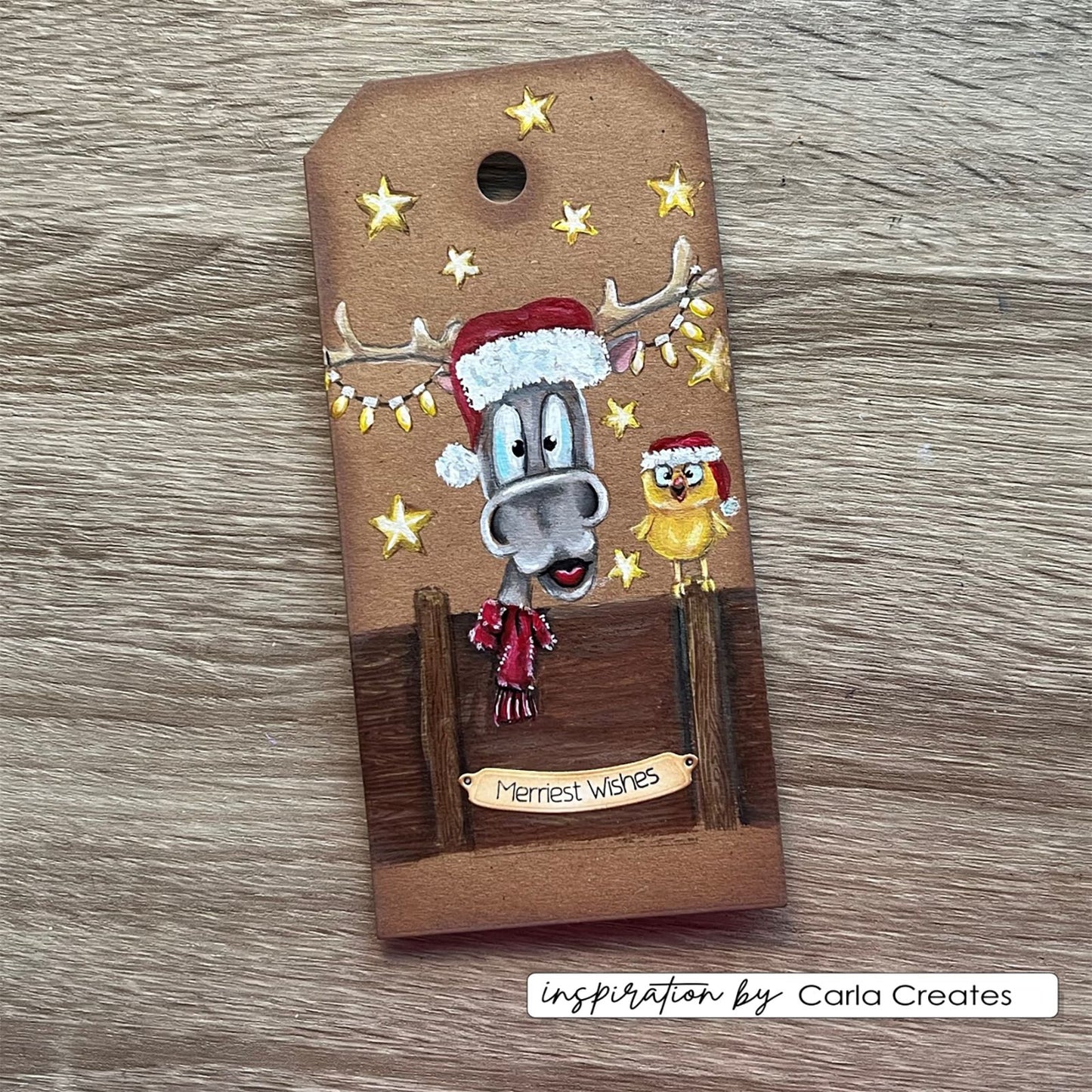 Vaessen creative • sellos transparentes Textos navideños en inglés 20 uds.