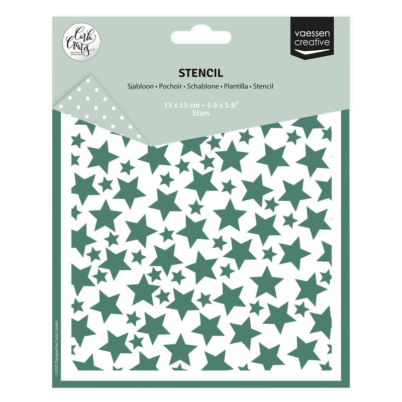 Vaessen creative • stencil stelle 15x15 cm