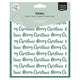 Vaessen creative • plantilla feliz navidad 15x15cm