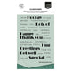 Vaessen creative • sellos transparentes textos en inglés 34 uds.