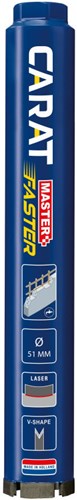 Carat a-2032 pistoolhandgreep diamantboor met 3 versnellingen + master faster diamantboor 61 mm - amb2032a25