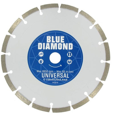 Hoja de sierra de diamante Carat ø125 diamante azul universal