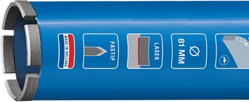 Punta diamantata carati laser cemento classico ø101x400xm30 - ec10140050