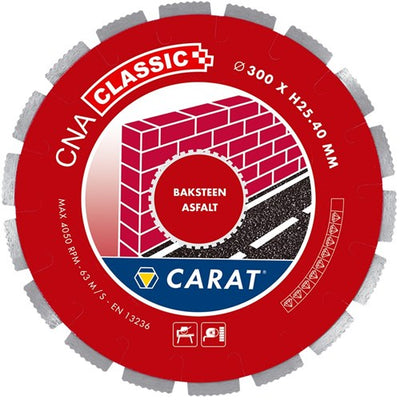 Carat diamond saw brick ø300x30.00mm, cna classic - cnac300500 - cnac300500