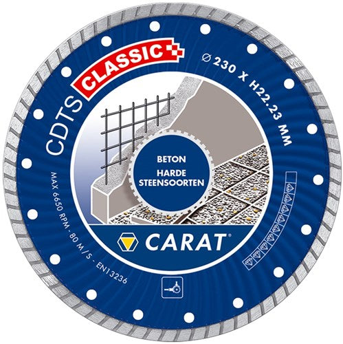 Sierra de diamante para hormigón ø150x22,23mm, cdts classic - cdtsc15090 - cdtsc15090