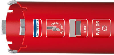 Carat dustec laser dry drill ø52x340xm16 - htl0523404 - htl0523404