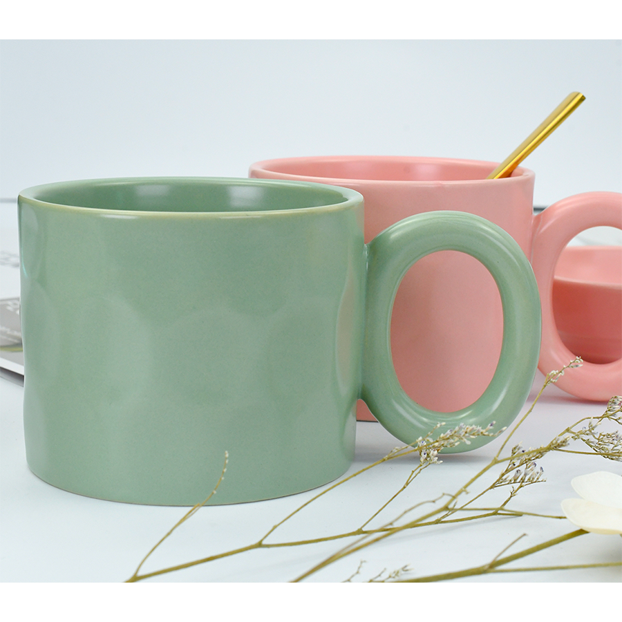 Tazza Cark verde menta opaco 380ml ø10x8cm
