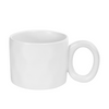 Tazza Cark bianco opaco 380ml ø10x8cm