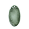 Cark cuenco para servir color verde lago 26x14cm