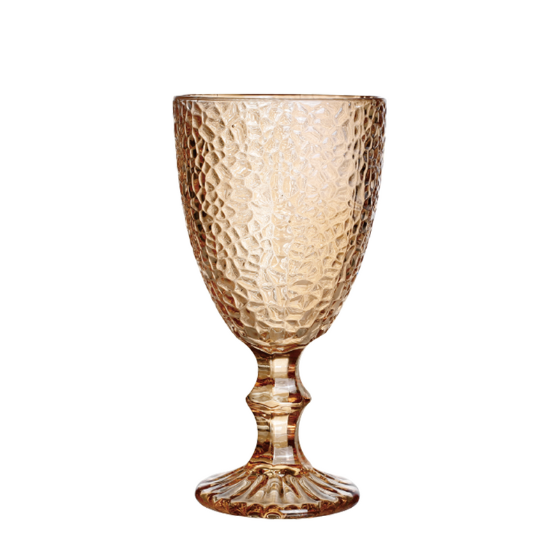 Bicchiere vino Cark cobblestone ambra 340ml 6 pezzi