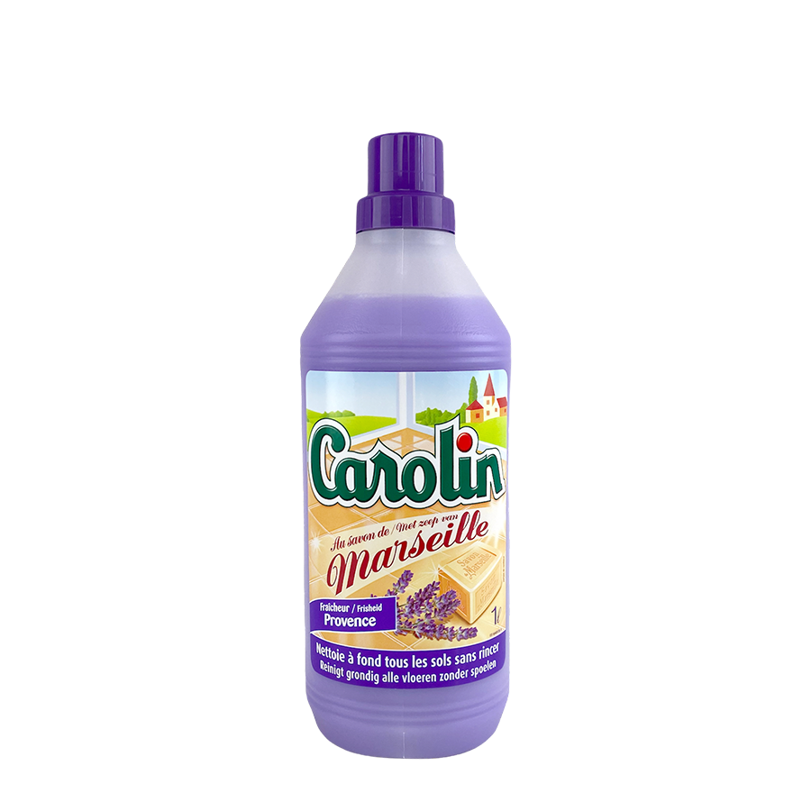 Detergente per pavimenti Carolin con sapone di Marsiglia freschezza Provenza 1000ml