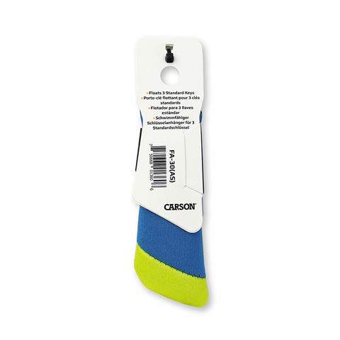 Anello mobile di Carson per 3 chiavi blu verde