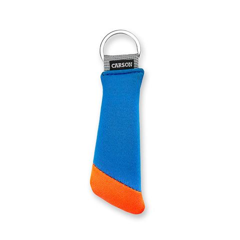 Anello mobile di Carson per 3 chiavi arancione blu