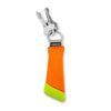 Anillo de llave flotante de Carson para 3 llaves de color amarillo naranja