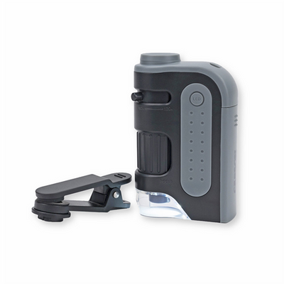 Carson Handmicroscope MM-350 Microbrite más 60-120x con adaptador de teléfonos inteligentes