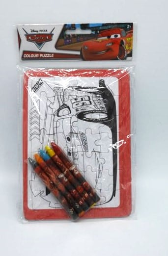 Puzzle per colorare te stesso 28 pezzi con matite colorate