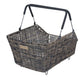 Basil Bicycle Basket Cento Rattan Look Multi System 41 x 25 x 12 cm - Brown