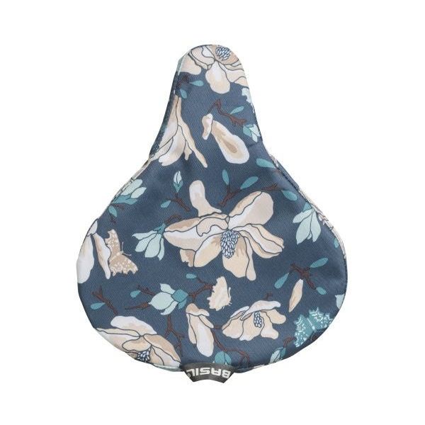Basil Magnolia - Saddle cover - Teal Blue