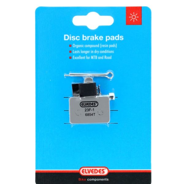 Blocco freno a disco Elvedes set 6854T (per coppia) grigio
