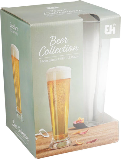 Beer glass 370 ml set 4 pieces