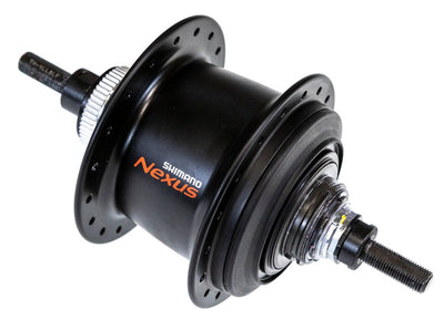 Shimano después del cubo C3001 Nexus 7 (Disc Centerlock) 36 hoyos negros